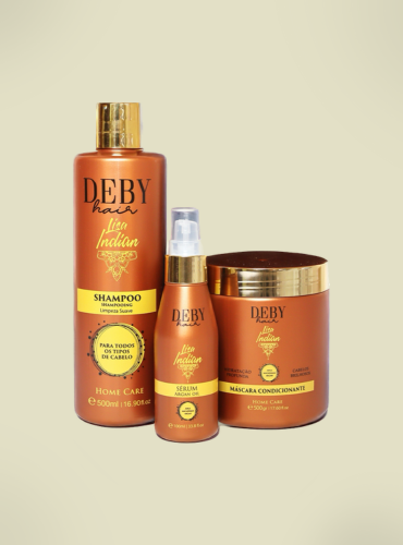 Deby Hair Lissage Indien 4 Kit home care indian 500ml