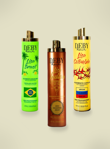 Deby Hair Lissage Indien 1 Trio lissages brésilien indien colombien