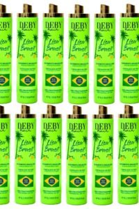 Lot de 12 Lissages Brésiliens Deby Hair Lisa Brasil - 12 x 1L