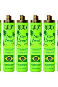 Lot de 6 Lissages Brésiliens Deby Hair Lisa Brasil - 6 x 1L