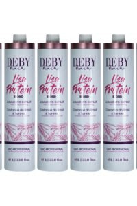 Lot de 6 Lissages Deby Hair Lisa Protein Blond - 6 x 1L