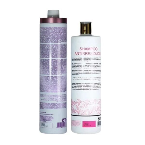 Shampooing clarifiant Deby Hair anti-résidus 1L + Lissage Deby Hair Lisa Protein Blond 1L