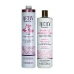 Shampooing clarifiant Deby Hair anti-résidus 1L + Lissage Deby Hair Lisa Protein Blond 1L