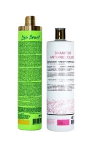 shampooing clarifiant anti-résidus deby hair 1L + lissage brésilien deby hair lisa brasil 1L