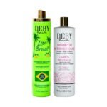 Shampooing clarifiant Deby Hair anti-résidus 1L + Lissage Brésilien Deby Hair Lisa Brasil 1L