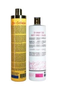 Lissage colombien deby hair lisa colombia + shampooing clarifiant anti-résidus deby hair